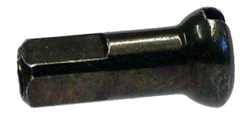 Pro Head Pro Lock Messingnippel schwarz 2,0 / 12 mm