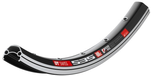 DT Swiss 535 700c non-disc 32 Loch black, 622x19C