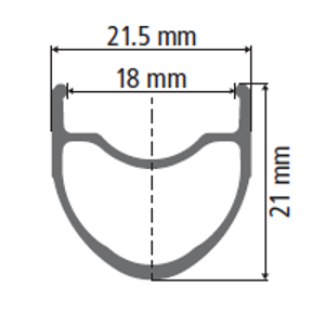 Felgen DT RR 411 black 622x18C