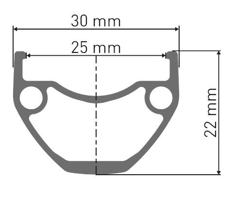 DT Swiss Rim U 623 disc 700c / 29er 32 hole black 622 x 25 Outline DT Swiss Rim U 623 disc 700c / 29er 32 hole black 622 x 25 Outline
