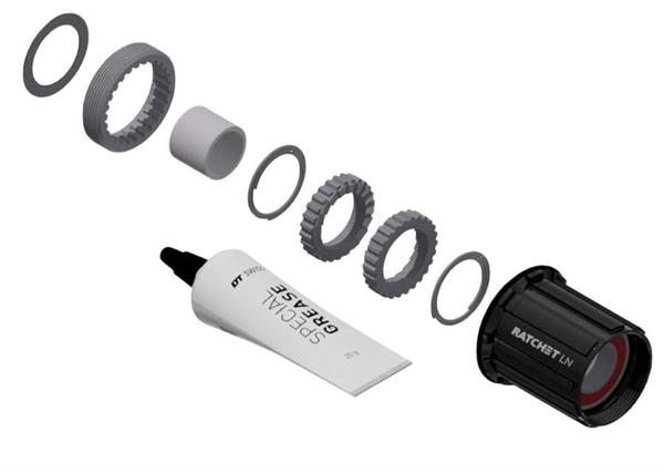 DT Swiss Service Kit Ratchet LN Shimano11-speed road Alu DT Swiss Service Kit Ratchet LN Shimano11-speed road Alu