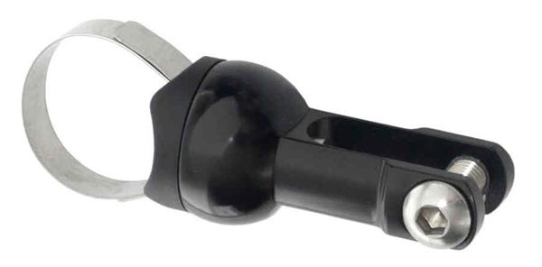 Schmidt delux Bracket long; black anodized for handle bars up to 31.8 mm