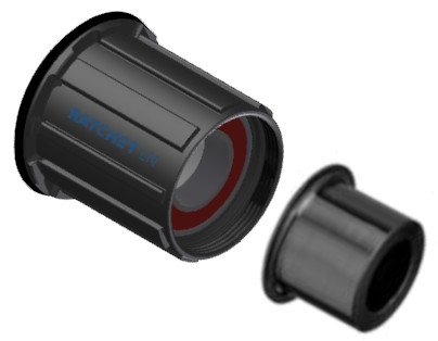 DT Swiss Rotorkit Shimano MTB 8/11-fach Ratchet LN Hybrid Stahl 12 x 142 / 12 x 148 t.a.