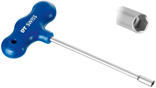 DT Swiss Nippelspanner T-Griff blau 6-kant