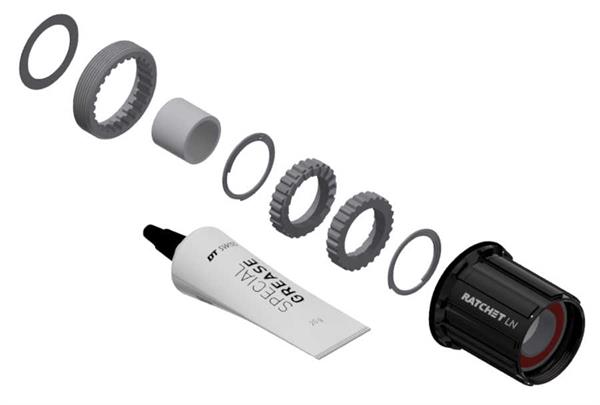 DT Swiss Service Kit Ratchet LN Shimano HG MTB 8-11 speed DT Swiss Service Kit Ratchet LN Shimano HG MTB 8-11 speed