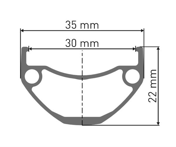 DT Swiss U 663 Rim Outlines