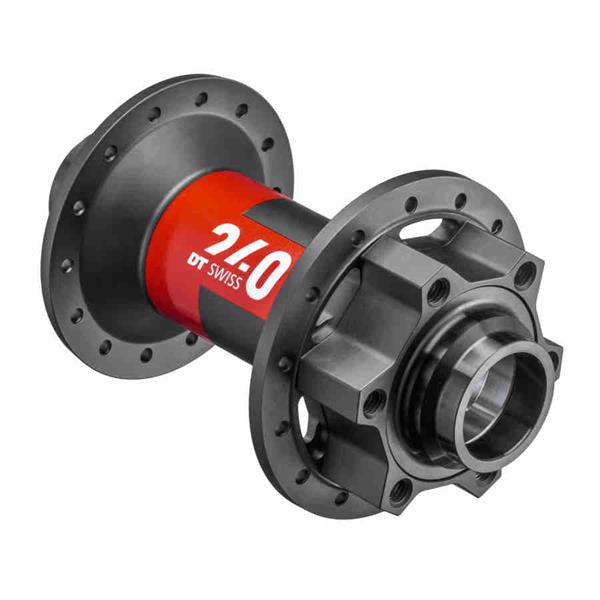 Vorderradnabe DT Swiss 240 EXP disc 20 x 110 mm DH 28 Loch schwarz