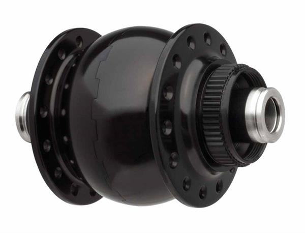 Son 28-12 disc Nabendynamo centerlock schwarz 28 Loch (12x100mm)