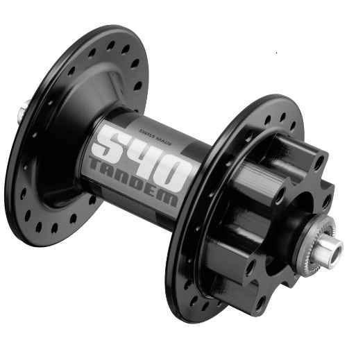 Front Hub 540 db 40 hole black 100mm Front Hub 540 db 40 hole black 100mm