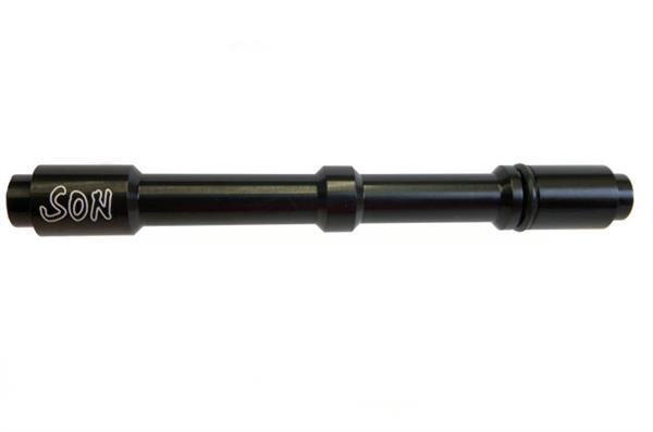 SON Achs-Adapter von 12 x 100 mm Steckachse auf 5 x 100 mm QR