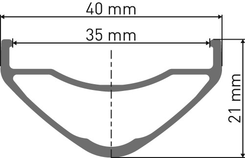 exploded view DT Swiss HX 581 27.5 32 hole