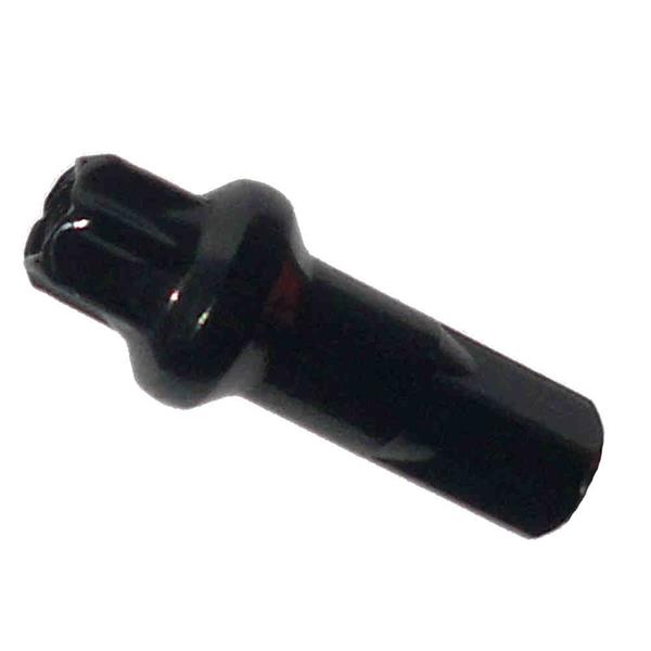 Squorx Nippel schwarz Messing 2.0 / 15 mm