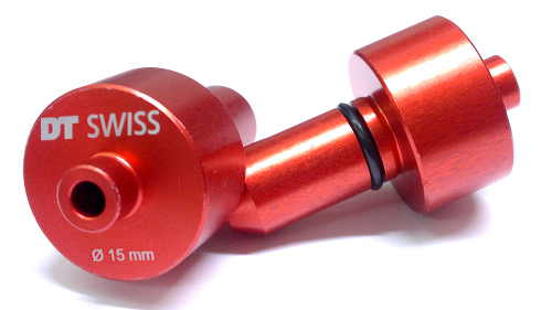 trueing adapter for 15 mm t.a. front hubs trueing adapter for 15 mm t.a. front hubs