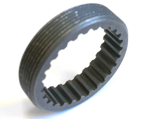 threaded ring nut steel, Version I