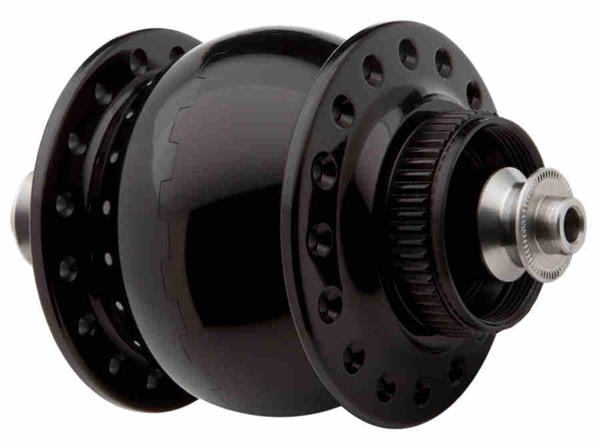 SON delux Disc cl Nabendynamo schwarz 32 Loch 5 x 100 QR