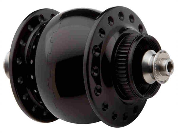 SON 28 Disc centerlock Nabendynamo schwarz 32 Loch 5 x 100 mm QR