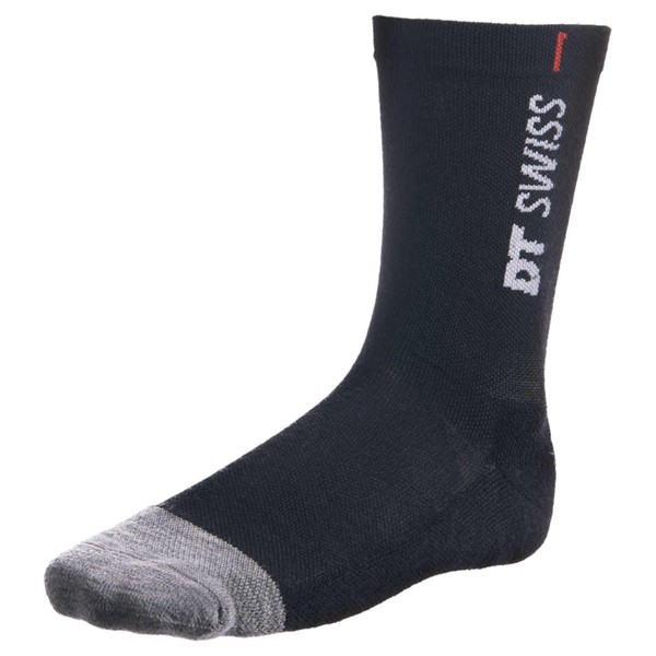 DT Swiss MTB Logo Socken, schwarz, 39/42