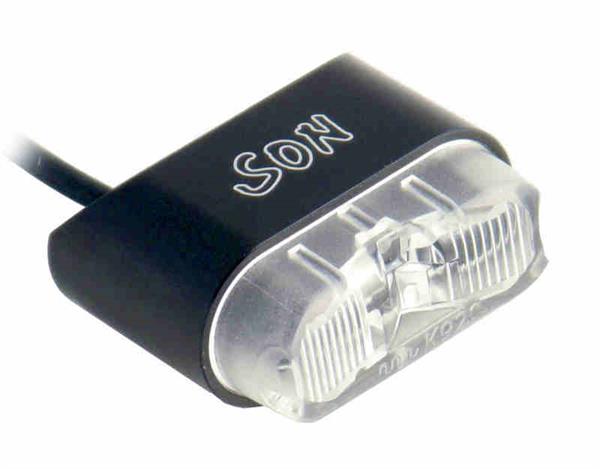 SON Rücklicht schwarz / klar für Schutzblechmontage enges Profil SON Rücklicht schwarz / klar für Schutzblechmontage enges Profil