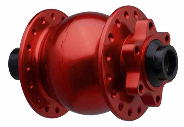SON 28-15 110 Disc 6-Loch Nabendynamo rot 36 Loch (15x110mm Boost)