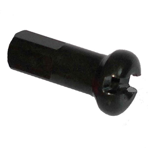 Brassnipple black 2.0 / 12 mm
