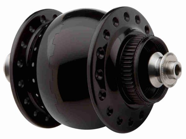 SON 28 Disc centerlock Nabendynamo schwarz 36 Loch 5 x 100 mm QR