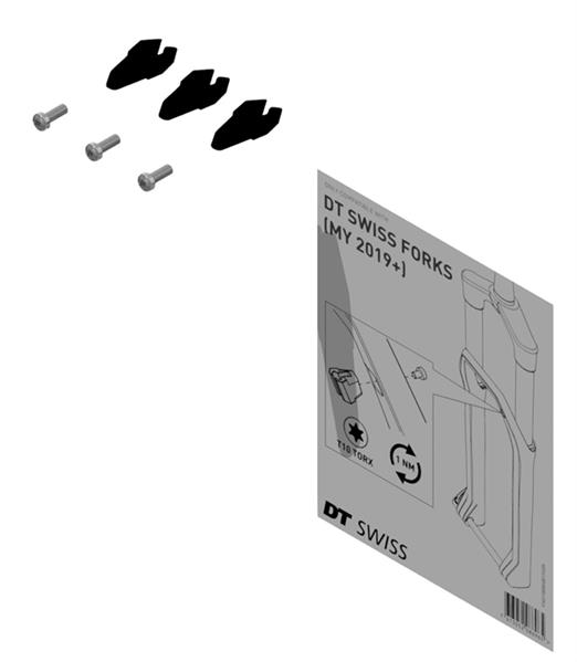 DT Swiss Brake Hose Clamp F232 ONE + F535 ONE DT Swiss Brake Hose Clamp F232 ONE + F535 ONE