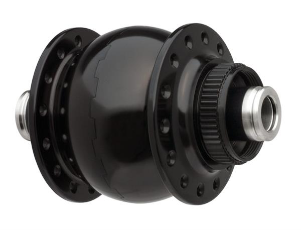 SON 28-12 Disc centerlock Nabendynamo schwarz 24 Loch (12 x 100mm t.a.)